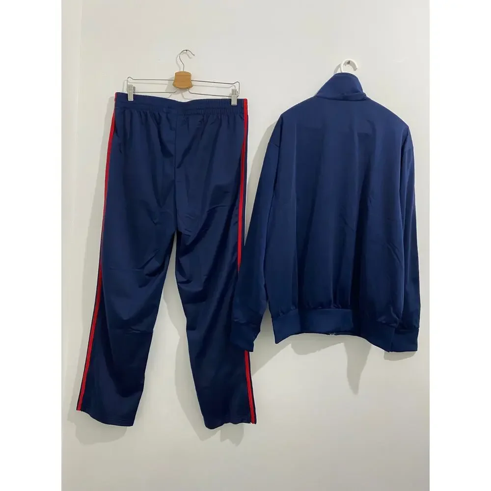 Adidas Originals Firebird Tracksuit Night Indigo Better Scarlet White Size 2XL
